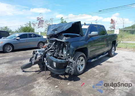 2017 Chevrolet Silverado 2Lt z USA, uszkodzony, nr VIN 3GCUKREC9HG489038